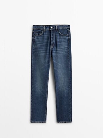 Gerade geschnittene Slim-Fit-Jeans