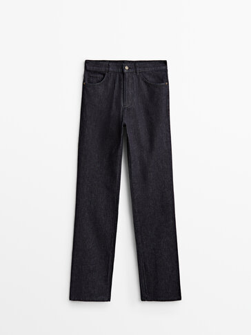 Jeans i full lengde med slank oassform