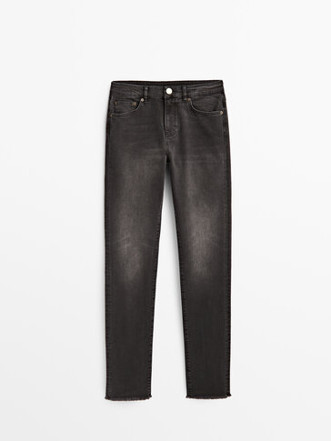 Jean taille mi-basse coupe skinny