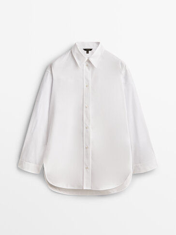 Weiß L Rabatt 63 % DAMEN Hemden & T-Shirts Bluse Chiffon Massimo Dutti Bluse 