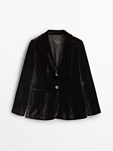 WOMEN FASHION Jackets Elegant discount 64% Black/White 38                  EU Massimo Dutti blazer 