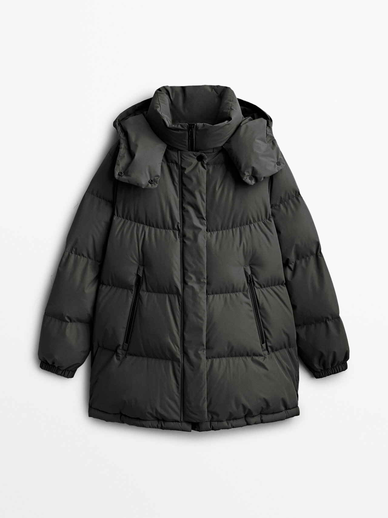 MASSIMO DUTTI TECHNICAL DOWN JACKET 