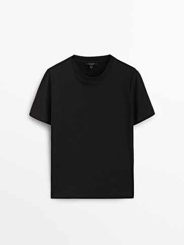 DAMEN Hemden & T-Shirts Casual Rot S Massimo Dutti T-Shirt Rabatt 57 % 