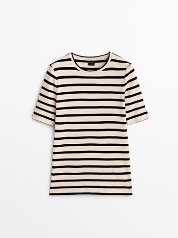 Rabatt 67 % Massimo Dutti T-Shirt Dunkelblau XS DAMEN Hemden & T-Shirts T-Shirt Casual 