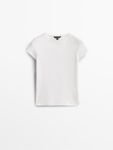 Massimo Dutti T-shirt MODA DONNA Camicie & T-shirt T-shirt In pizzo sconto 65% Bianco S 