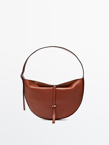 Nappa leather mini shoulder bag
