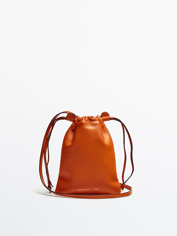 Leather pouch bag - Studio