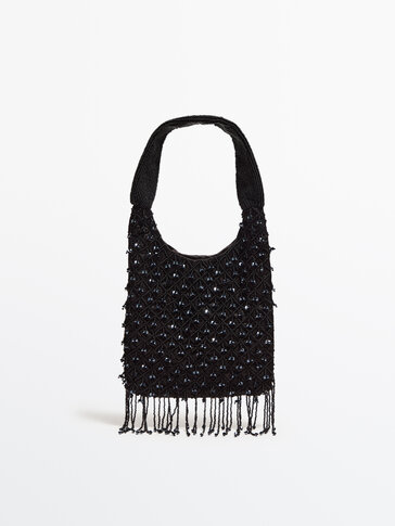 Black crochet bag - Studio