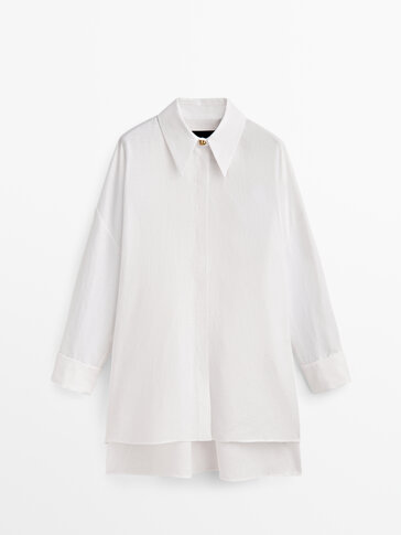 Oversize 100% linen shirt - Studio