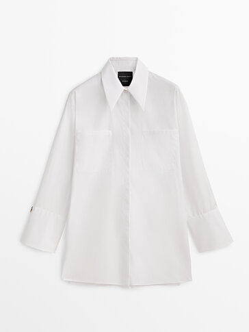 Popeline oversized blouse - Studio