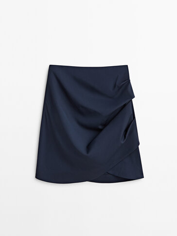 Draped mini skirt - Studio