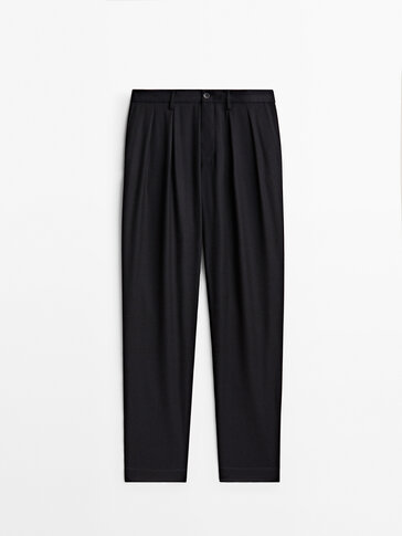 Relaxed-fit wool chino trousers - Limited Edition