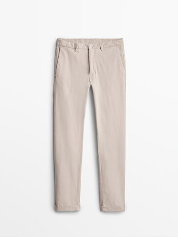 slim MEN FASHION Trousers Skinny Massimo Dutti Chino trouser Navy Blue 42                  EU discount 94% 