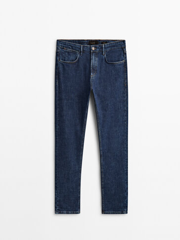 STONE-WASHED-JEANS IM SLIM-FIT