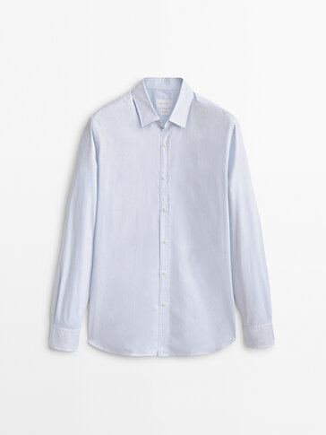 Oksfordas stila krekls ‘slim fit’ ar rūtainu tekstūru