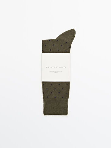 Kontrastingų medvilninių kojinių paketas