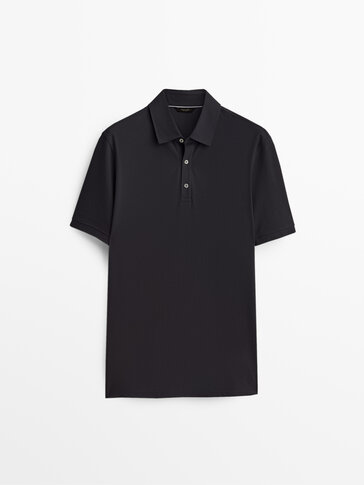 100% cotton short sleeve polo shirt