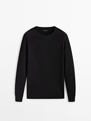Rabatt 86 % HERREN Pullovers & Sweatshirts Casual Dunkelblau XL Massimo Dutti Pullover 