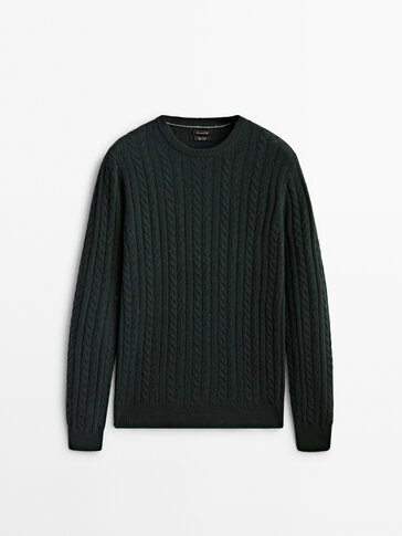 Vilnos ir kašmyro verpalų megztinis