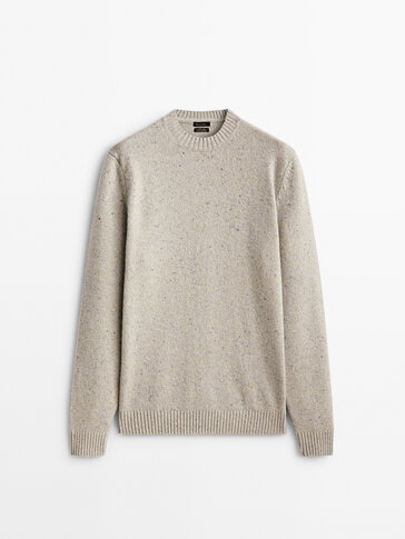 Prošarani pulover od mješavine vune