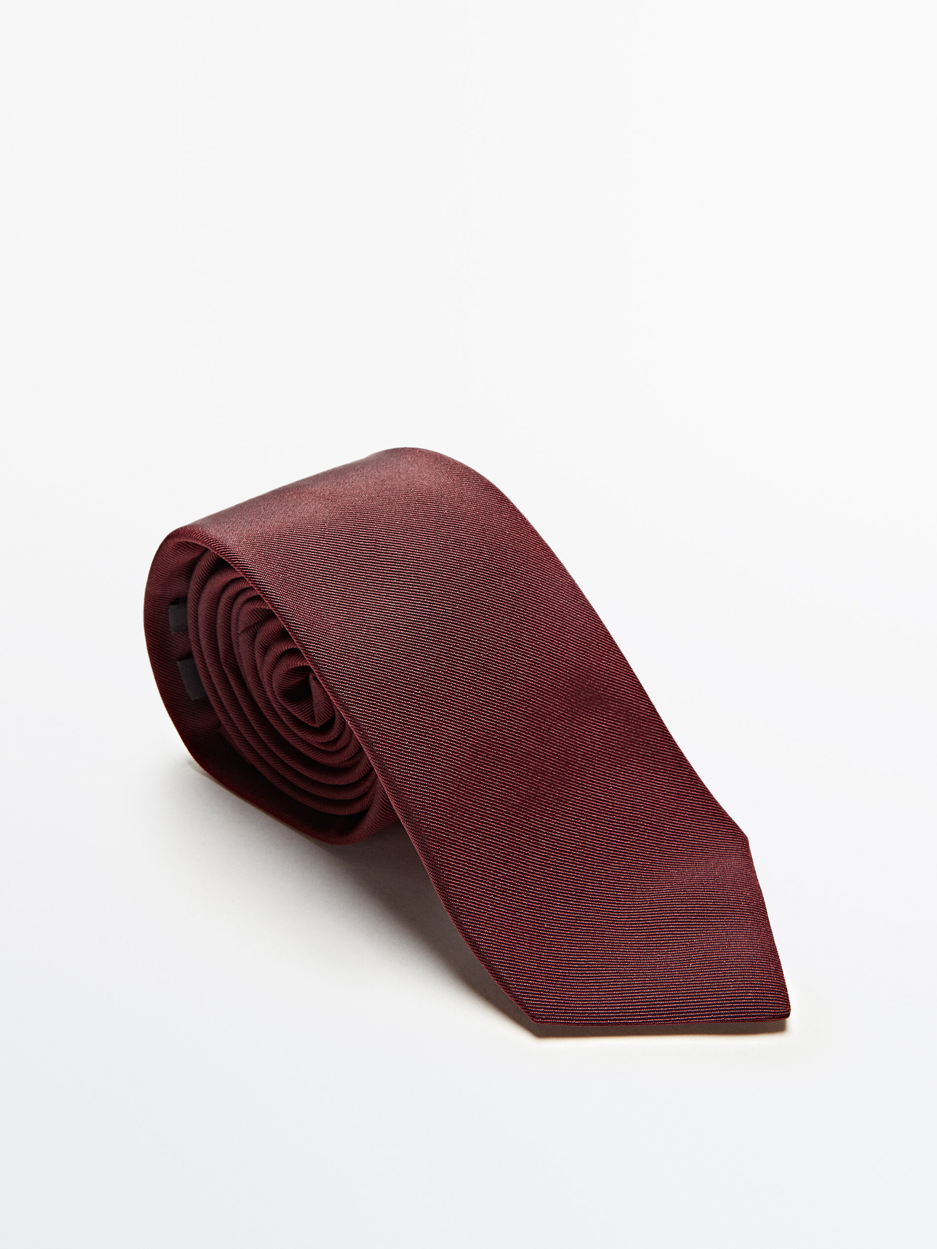 Massimo Dutti - Cotton and silk twill tie