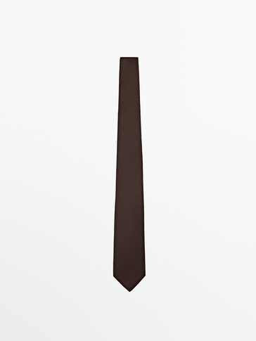 ربطة عنق من القطن والتويل الحريري