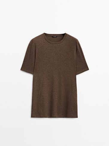 T-Shirt aus mercerisierter Baumwolle