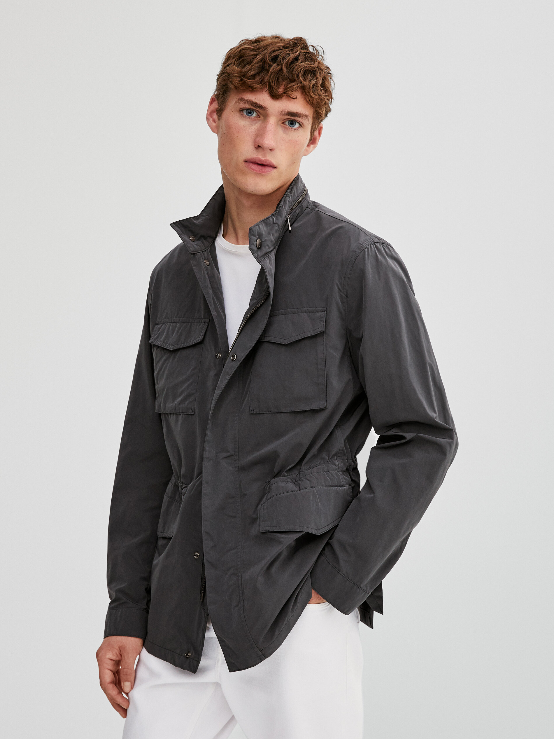 Massimo Dutti Technical Jacket With Pockets