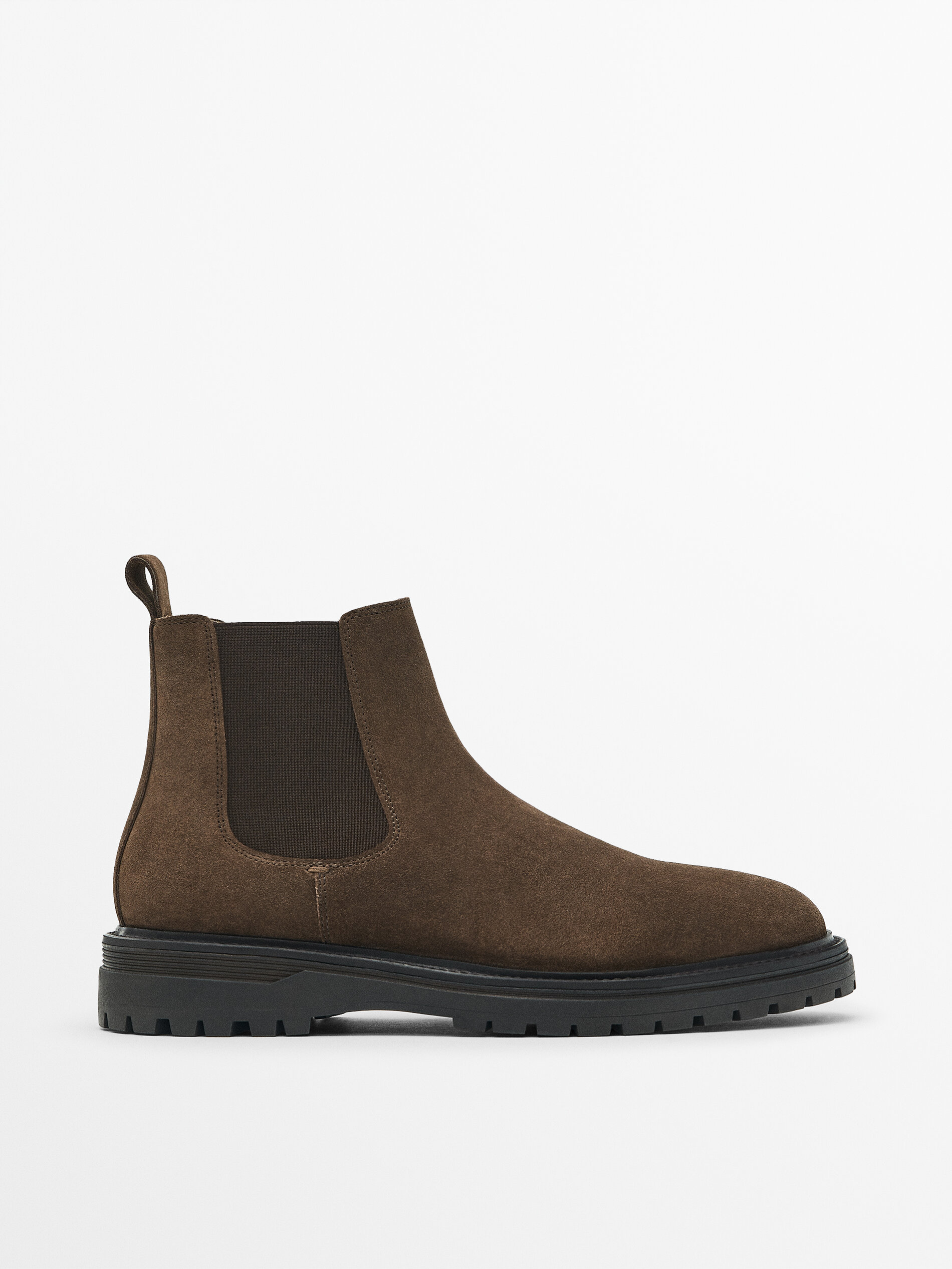 Massimo Dutti Split Suede Chelsea Boots Big Apple Buddy