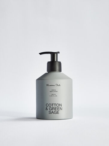 (250 ml) ‘Cotton & Green Sage’ roku un ķermeņa losjons