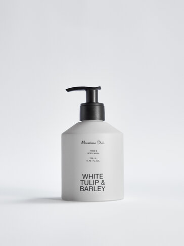 (250 ml) White Tulip & Barley tekuté mýdlo na ruce a tělo