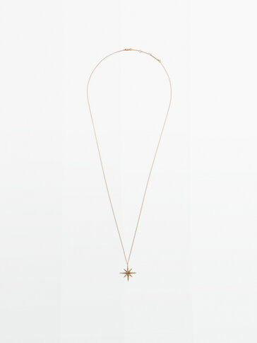 Lange Halskette mit Stern
