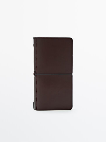 Leather case with notebook and calender Limited Edition