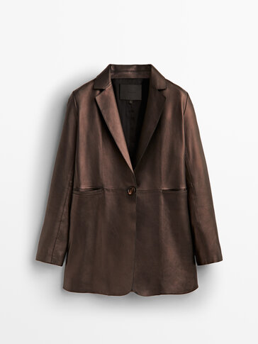 zara mink blazer