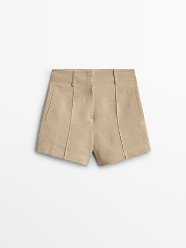 Linen and silk Bermuda shorts - Limited Edition