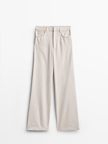 Spodnie palazzo z szerokimi nogawkami − Limited Edition