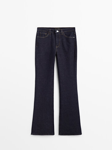 zara denim flares