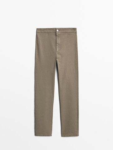 Pantalones casual para mujer - Massimo Dutti España