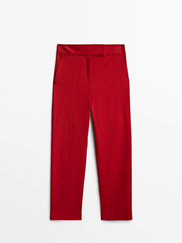 Pantalones de vestir para mujer - Massimo Dutti España