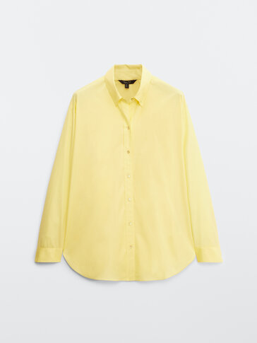 Cotton poplin shirt - Massimo Dutti 
