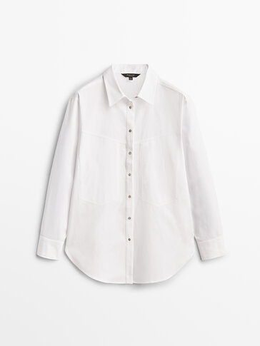 Cotton needlecord shirt