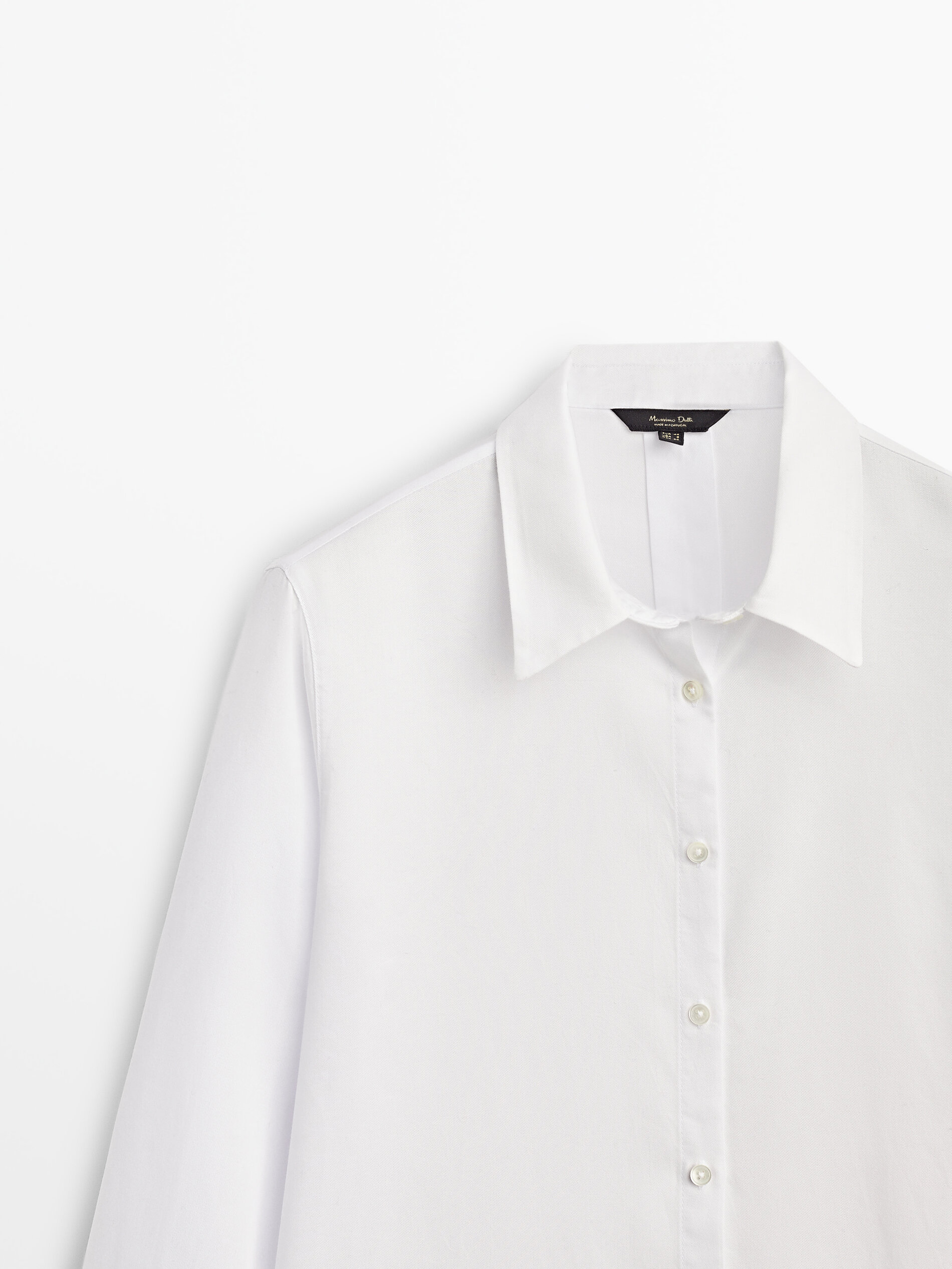 massimo dutti lyocell shirt