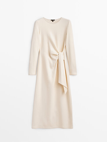 massimo dutti white dress