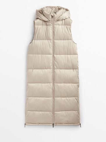 massimo dutti sleeveless jacket