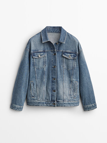 Denim jacket with pockets - Massimo 