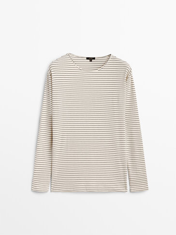 Camisetas de manga larga para mujer - Massimo Dutti España