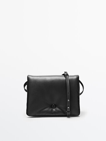 Nappa leather quilted bag