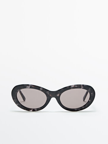 Ovale Cateye-Sonnenbrille