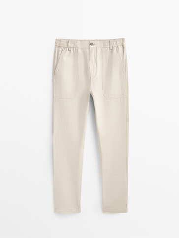 Pantalones de Lino - Massimo Dutti España