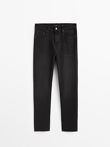 Rinse-washed jeans slim fit